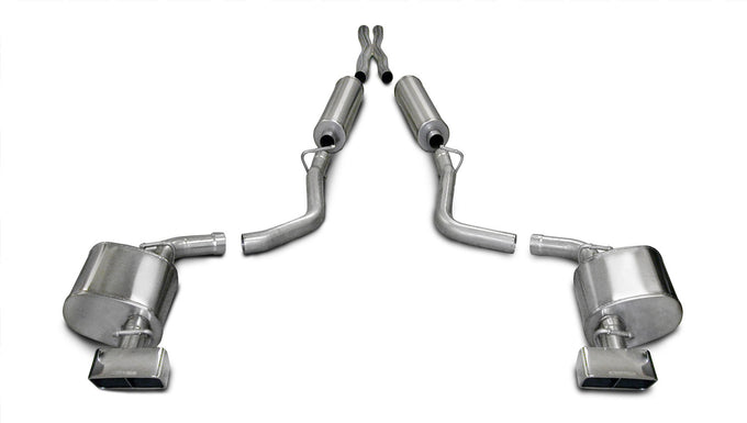 2.5in Cat-Back Dual Rear Exit with Tips <br> 2009-2010 Dodge Challenger