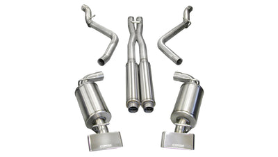 2.75in Cat-Back Dual Rear Exit w/ GTX Polished Tips <br> 2008-2010 Dodge Challenger