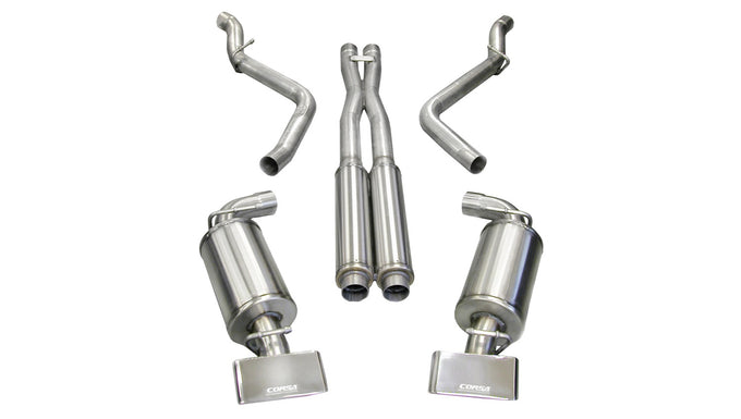 2.75in Cat-Back Dual Rear Exit w/ GTX Polished Tips <br> 2008-2010 Dodge Challenger