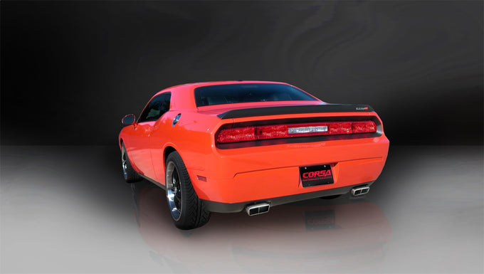 2.75in Cat-Back Dual Rear Exit w/ GTX Polished Tips <br> 2008-2010 Dodge Challenger