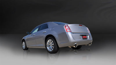 2.5in Cat-Back Dual Rear Exit with Single 3.5in Tips <br> 05-10 Chrysler 300, Dodge Charger Magnum