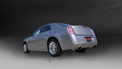 2.5in Cat-Back Dual Rear Exit W/ Single 3.5in Tips <br> 05-10 Chrysler 300, Dodge Charger Magnum