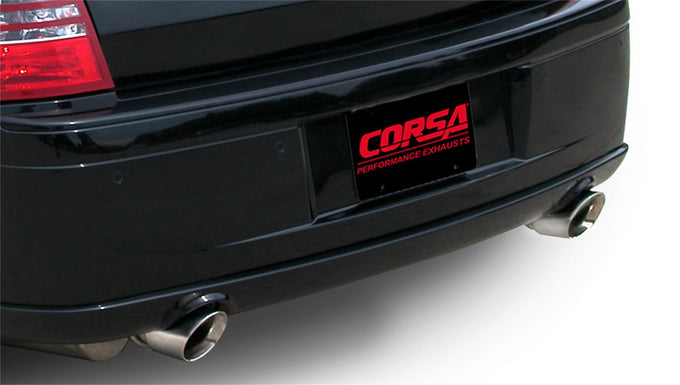 2.75in Cat-Back Dual Rear Exit w/ Single 4in Tips <br> 08-10 Chrysler 300 06-10 Dodge Charger Magnum