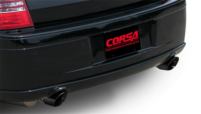 2.75in Cat-Back Dual Rear Exit W/ Single 4in Tips <br> 08-10 Chrysler 300 06-10 Dodge Charger Magnum