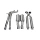 2.5in Cat-Back Dual Center Rear Exit w/ 4in Tip <br> 2006-2010 Jeep Grand Cherokee