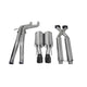 2.5in Cat-Back Dual Center Rear Exit W/ 4in Tips <br> 2006-2010 Jeep Grand Cherokee