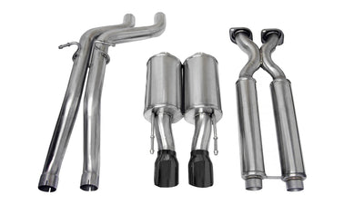 2.5in Cat-Back Dual Center Rear Exit W/ 4in Tips <br> 2006-2010 Jeep Grand Cherokee