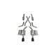 2.5in Cat-Back Dual Rear Exit w/ 4.5in Black PVD Tip <br> 2011-2025 Dodge Durango