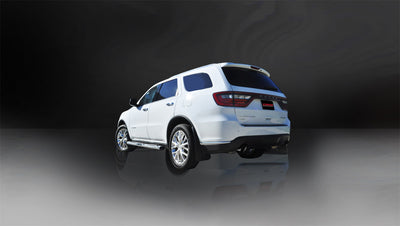 2.5in Cat-Back Dual Rear Exit w/ 4.5in Black PVD Tip <br> 2011-2025 Dodge Durango