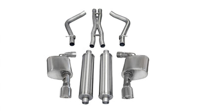 2.75in Cat-Back Dual Rear Exit w/ Single 4.5in Tips <br> 12-14 Dodge Charger, Chrysler 300