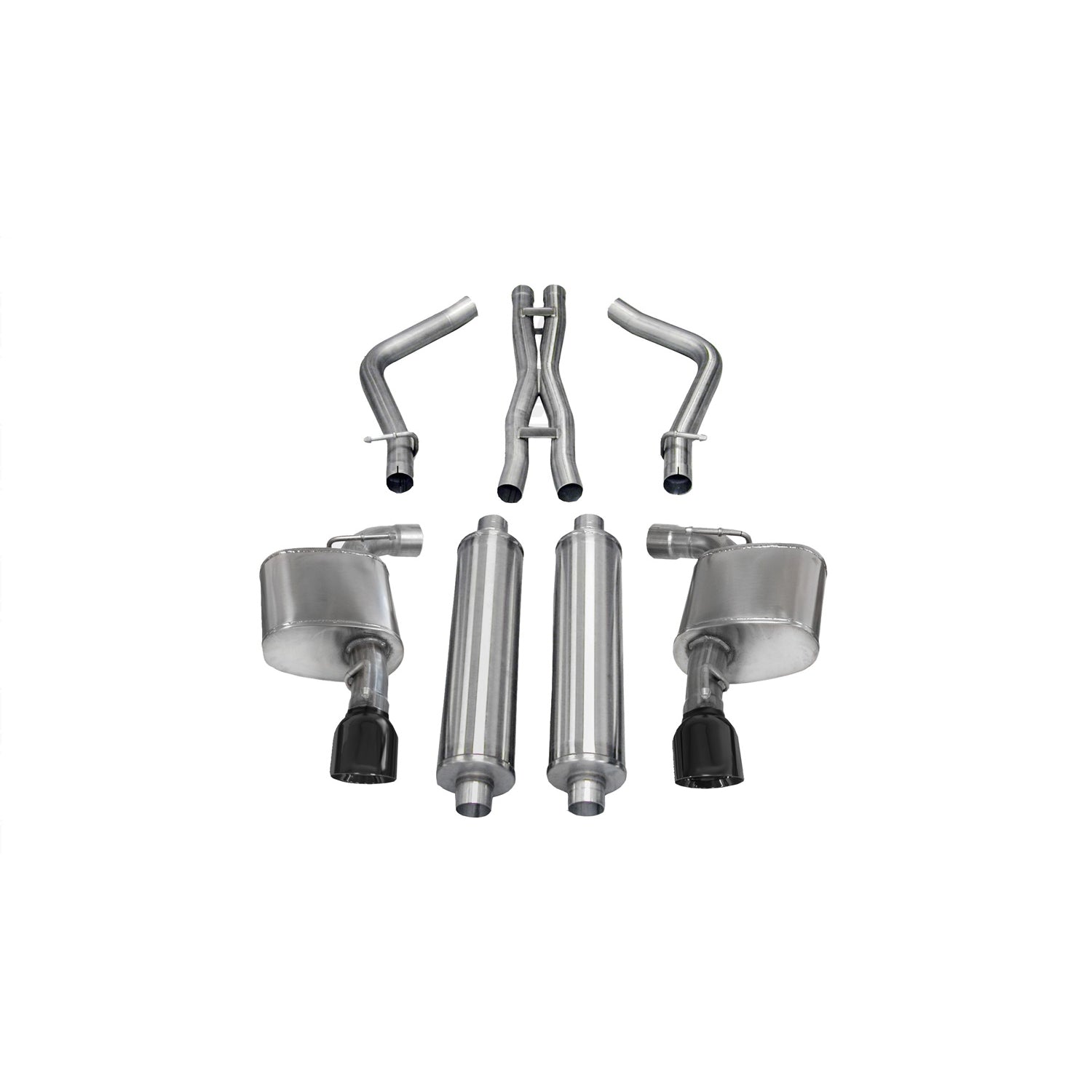 2.75in Cat-Back Dual Rear Exit W/ Single 4.5in Tips <br> 12-14 Dodge Charger, Chrysler 300