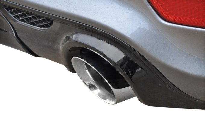 2.75in Cat-Back Dual Rear Exit w/Single 4.5in Tips <br> 2012-2021 Jeep Grand Cherokee