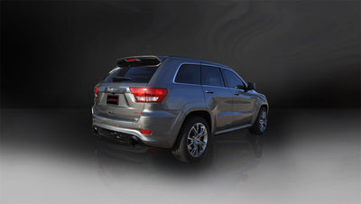 2.75in Cat-Back Dual Rear Exit w/ Single 4.5in Tips <br> 2012-2021 Jeep Grand Cherokee