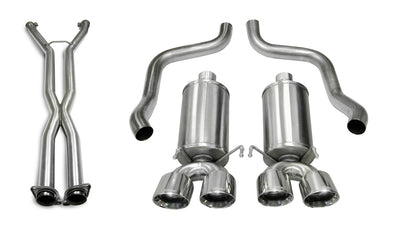 2.5in Cat-Back Dual Rear Exit with Twin 3.5in Tips <br> 2005-2008 Chevrolet Corvette