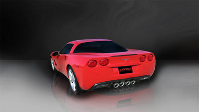 2.5in Cat-Back Dual Rear Exit with Twin 3.5in Tips <br> 2005-2008 Chevrolet Corvette