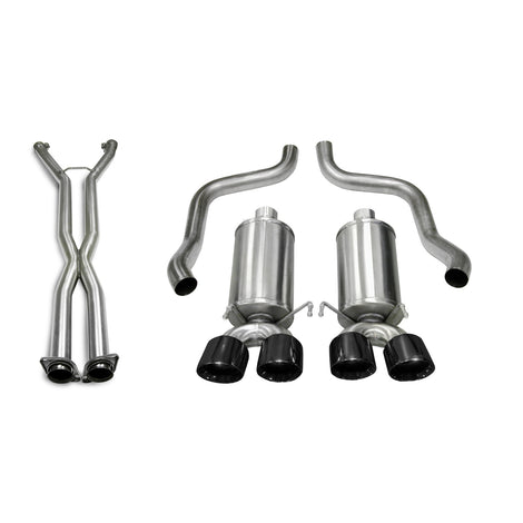 2.5in Cat-Back Dual Rear Exit with Twin 3.5in Tips <br> 2005-2008 Chevrolet Corvette