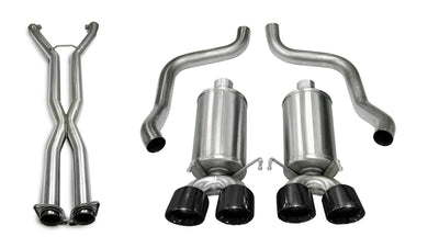 2.5in Cat-Back Dual Rear Exit with Twin 3.5in Tips <br> 2005-2008 Chevrolet Corvette