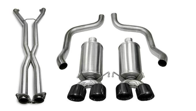 2.5in Cat-Back Dual Rear Exit with Twin 3.5in Tips <br> 2006-2008 Chevrolet Corvette