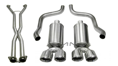 2.5in Cat-Back Dual Rear Exit with Twin 3.5in Tips <br> 2009-2013 Chevrolet Corvette