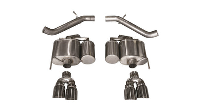 2.5in Axle-Back Dual Rear Exit with Turn Downs <br> 2016-2019 Cadillac ATS