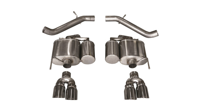 2.5in Axle-Back Dual Rear Exit with Turn Downs <br> 2016-2019 Cadillac ATS