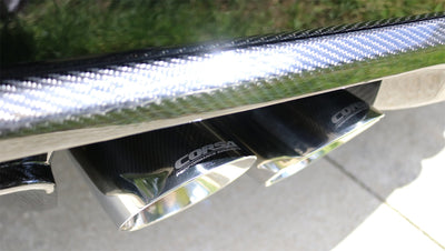 Twin 4.0in. Polished Pro-Series Tip Kit <br> 2016-2019 Cadillac ATS