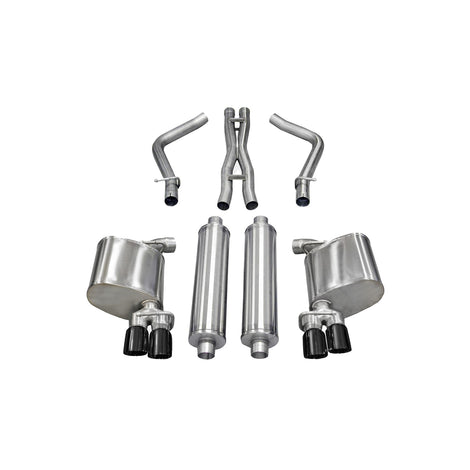 2.5in Cat-Back Dual Rear Exit w/ Twin 3in Tips <br> 2011-2014 Dodge Charger