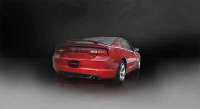 2.5in Cat-Back Dual Rear Exit w/ Twin 3in Tips <br> 2011-2014 Dodge Charger