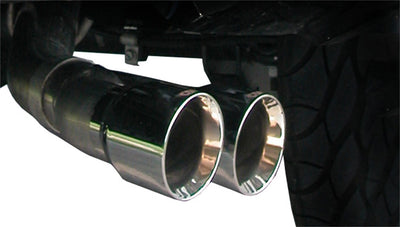 3in Cat-Back Single Exit w/4in Polished Tips <br> 11-13 Chevy Silvera GMC Sierra 1500