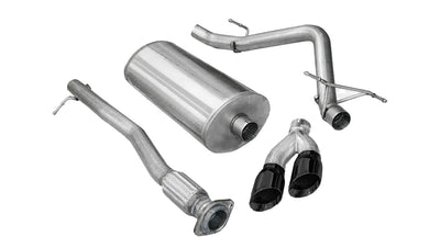 3in Cat-Back Single Exit w/ 4in Tips <br> 11-13 Chevy Silvera GMC Sierra 1500