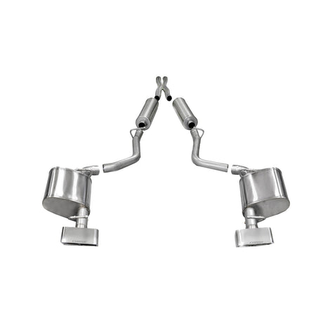 2.5in Cat-Back Dual Rear Exit W/GTX2 Polished Tips <br> 2011-2014 Dodge Challenger