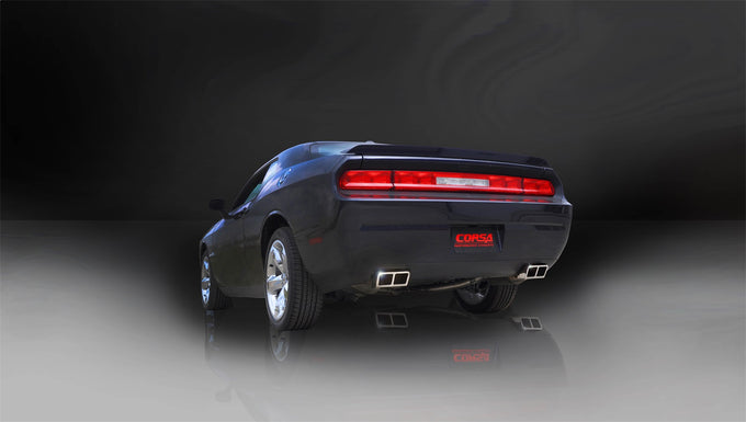 2.5in Cat-Back Dual Rear Exit W/GTX2 Polished Tips <br> 2011-2014 Dodge Challenger