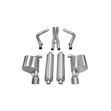 2.5in Cat-Back Dual Rear Exit w/ Single 4.5in Tips <br> 2011-2014 Chrysler 300