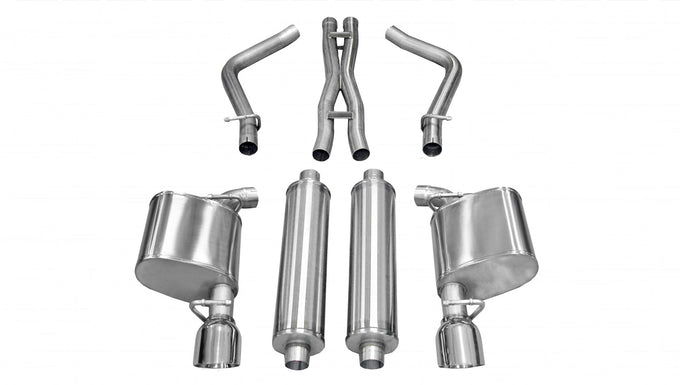 2.5in Cat-Back Dual Rear Exit w/ Single 4.5in Tips <br> 2011-2014 Chrysler 300