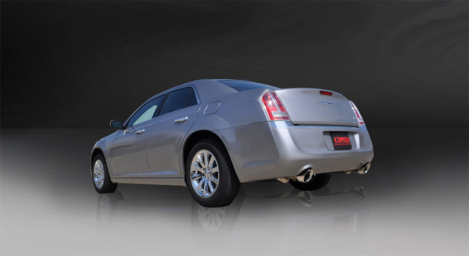 2.5in Cat-Back Dual Rear Exit w/ Single 4.5in Tips <br> 2011-2014 Chrysler 300