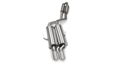 2.25in Cat-Back Single Rear Exit w/ Twin 3in Tips <br> 96-99 BMW 328i 328is, 92-95 325i 325is