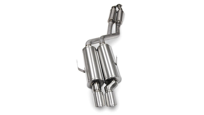 2.25in Cat-Back Single Rear Exit w/ Twin 3in Tips <br> 96-99 BMW 328i 328is, 92-95 325i 325is