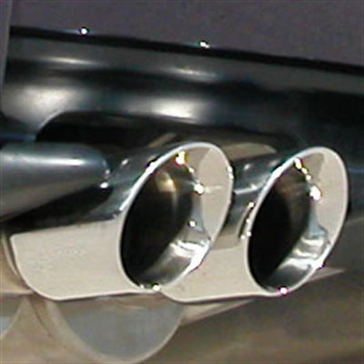 2.25in Cat-Back Single Rear Exit w/ Twin 3in Tips <br> 96-99 BMW 328i 328is, 92-95 325i 325is