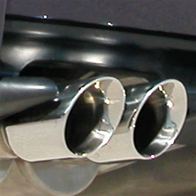2.25in Cat-Back Single Rear Exit w/ Twin 3in Tips <br> 96-99 BMW 328i 328is, 92-95 325i 325is