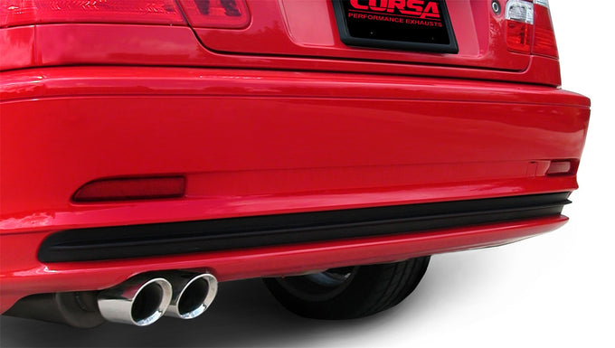 2.5in Axle-Back Dual Rear Exit W/ Single 3.5in Tips <br> 01-05 BMW 325i 330i