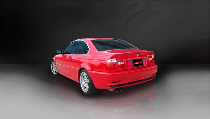 2.5in Axle-Back Dual Rear Exit W/ Single 3.5in Tips <br> 2001-2005 BMW 325i 330i