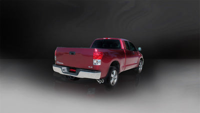 3in Cat-Back Single Exit w/4in Polished Tips <br> 2009-2010 Toyota Tundra