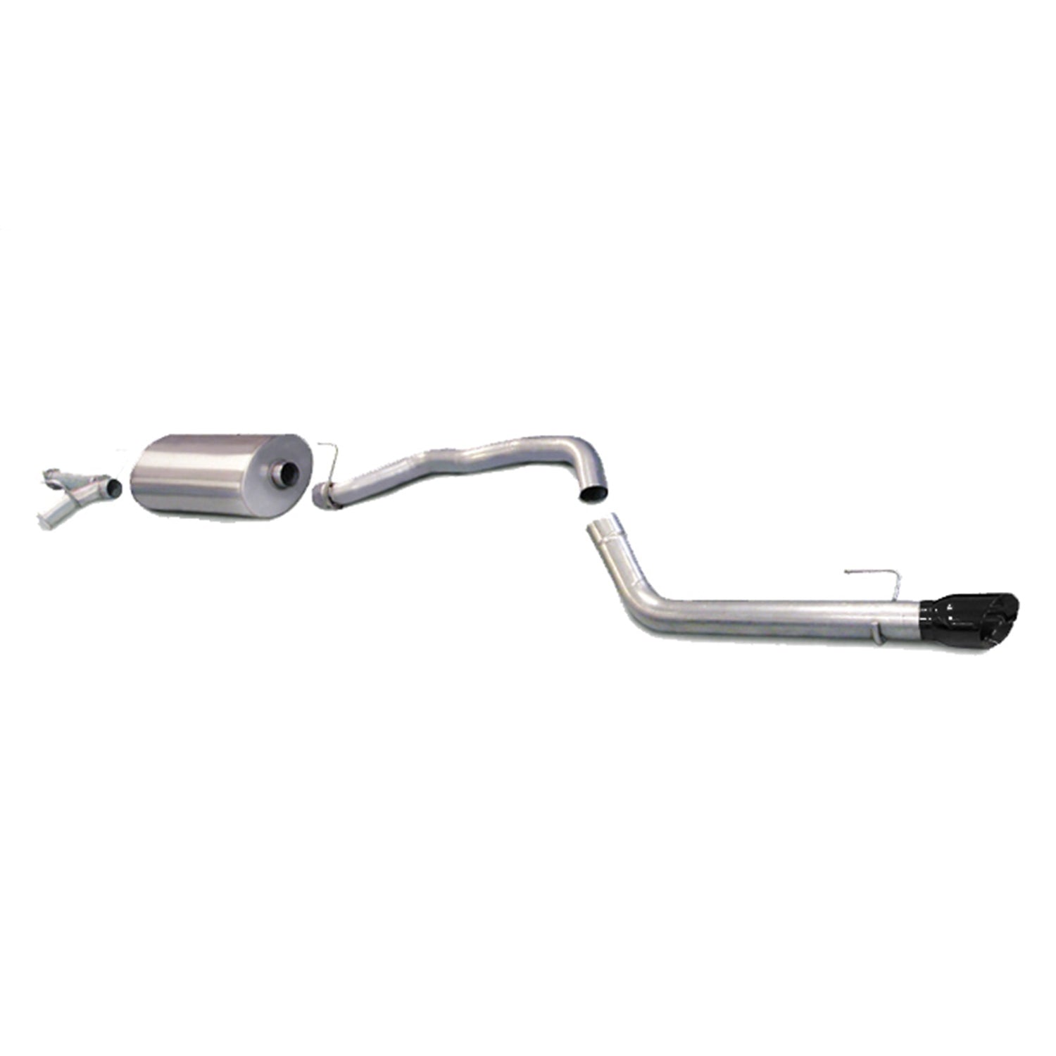 3in Cat-Back Single Rear Exit w/ 4in Black PVD Tip <br> 2008-2017 Toyota Sequoia
