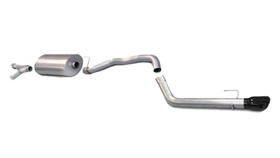 3in Cat-Back Single Rear Exit w/ 4in Black PVD Tip <br> 2008-2017 Toyota Sequoia