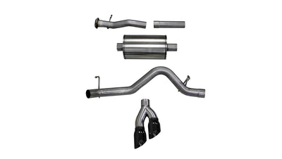 3in Cat-Back Single Exit w/ 4in Tips <br> 15-16 Chevy Colorado, GMC Canyon