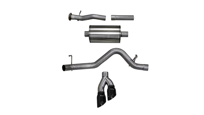 3in Cat-Back Single Exit w/ 4in Tips <br> 15-16 Chevy Colorado, GMC Canyon