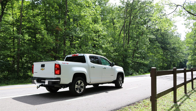 3in Cat-Back Single Exit w/ 4in Tips <br> 15-16 Chevy Colorado, GMC Canyon