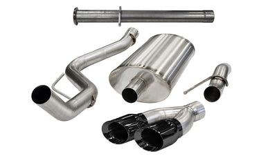 3in Cat-Back + Res Delete Single Exit w/ 4in Tips <br> 2011-2014 Ford F-150