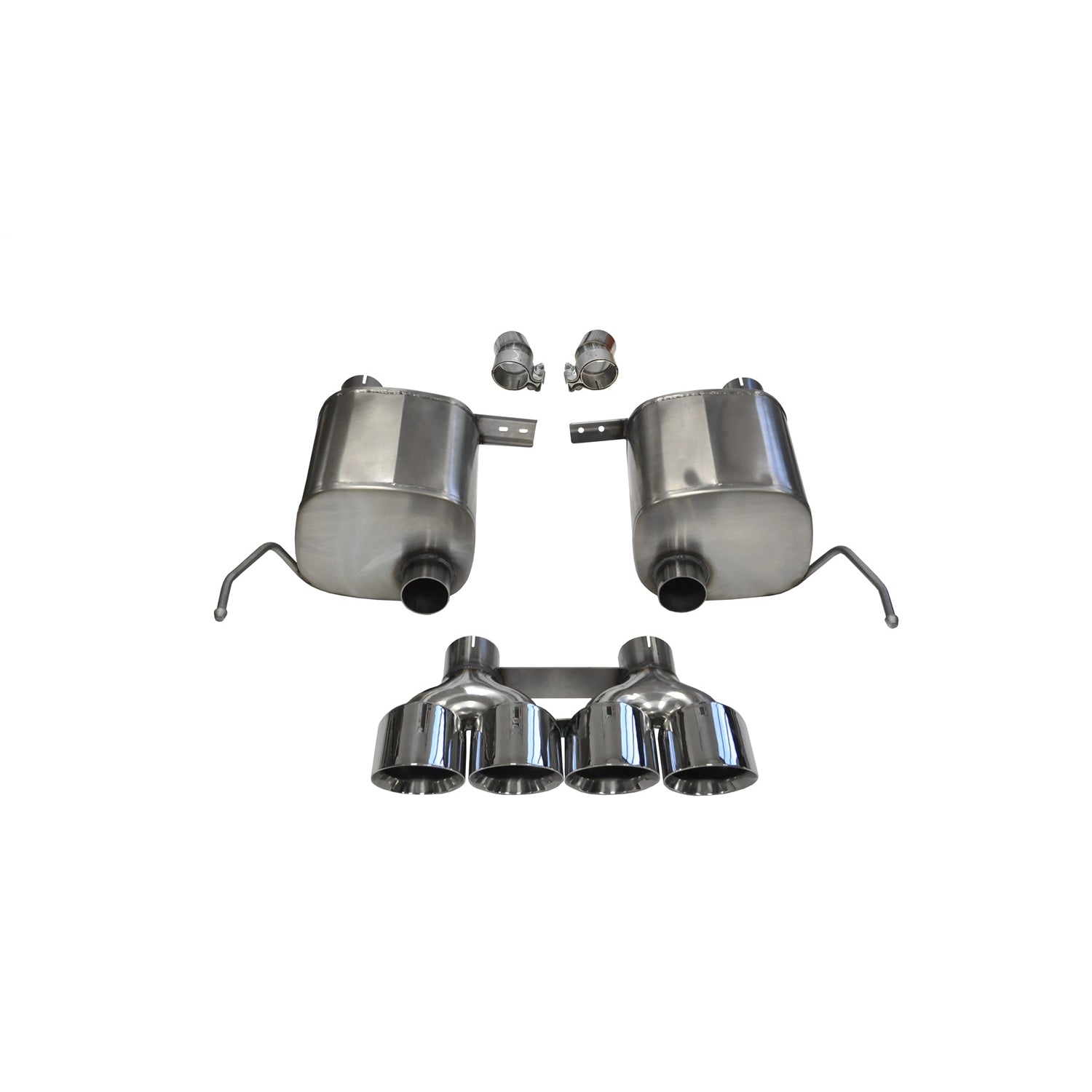 2.5in Axle-Back Dual Rear Exit with Turn Downs <br> 2014-2019 Chevrolet Corvette