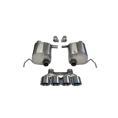 2.5in Axle-Back Dual Rear Exit with Turn Downs <br> 2014-2019 Chevrolet Corvette